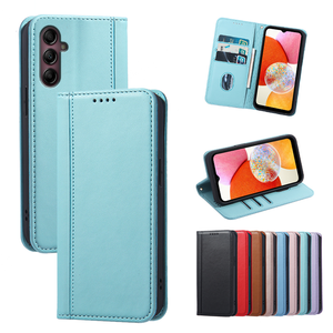 Étui à rabat pour téléphone portable Samsung Galaxy M34 5G M54 5G F54 M14 <span class=keywords><strong>Xcover</strong></span> <span class=keywords><strong>6</strong></span> Pro F62 M62 Portefeuille en cuir avec béquille - Product Image 1