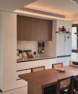 Buffet avec réfrigérateur intégré, armoire multifonctionnelle, ensembles de meubles de salle à manger personnalisés - Product Image 3