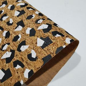 <span class=keywords><strong>Portugal</strong></span> écologique paillettes imprimé tissu de liège naturel imperméable pour canapé meubles artisanat vêtement portefeuille sac chaussures - Product Image 2