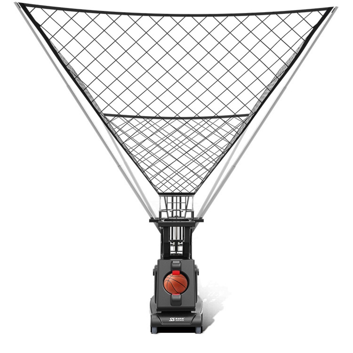 Brand New Rongyi K2 Basketball Automatic Serving Shooting Trainer Machine Eco-Friendly ABS Material Professional Launch Free