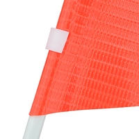 Nouveaux arrivages de couleurs vives symbole d'avertissement Triangle réfléchissant vélo vélo sécurité fanion drapeaux pour vélo pour enfants
