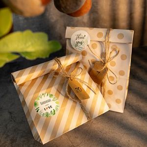 ถุงกระดาษบรรจุภัณฑ์อาหารเกรดพรีเมียม ผลิตจากโรงงาน สำหรับใส่สินค้า แฮมเบอร์เกอร์ และอาหารว่าง  ถุงกระดาษรีไซเคิลได้ - Product Image 5