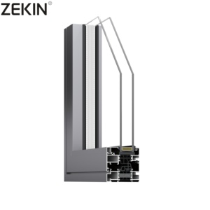 Fenêtre à battants en aluminium et verre ZEKIN NFRC USA Project, ouverture vers l'extérieur, résistance aux ouragans, isolation thermique - Product Image 1