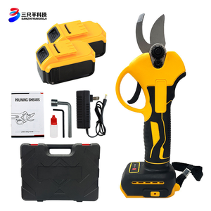 Ciseaux électriques sans fil multifonctionnels rechargeables avec 2 piles Ciseaux de jardin de qualité industrielle pour le bricolage - Product Image 3