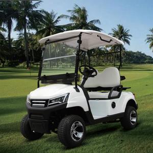 Prix d'usine, vente en gros, voiturette de golf de luxe vintage 2 places, batterie lithium 40V, certifiée CE/EEC, autonomie 70-90km, modèle 2 places - Product Image 1
