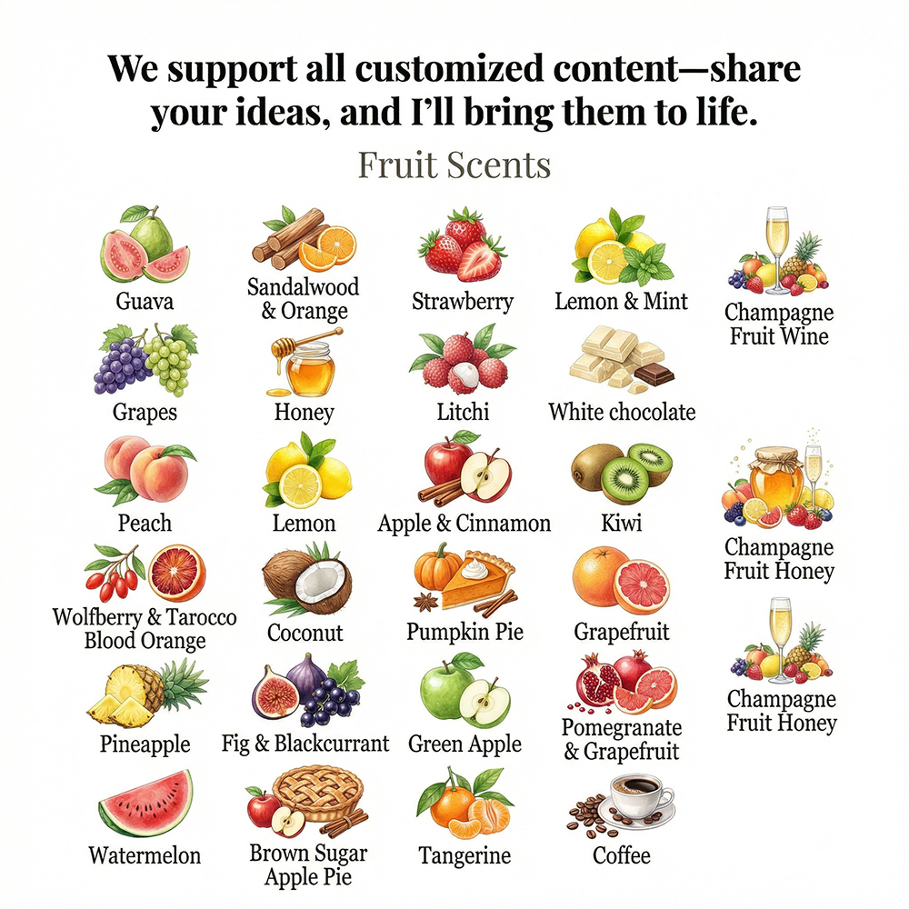 Customizable-Fruit Scents