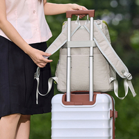 Sac de rangement multifonctionnel pour poussette Fuliya avec logo personnalisé, grande capacité, léger, pliable, sac à langer pour bébé et maman