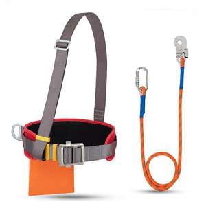 สายรัดช่างไฟฟ้าสำหรับปีนเขากลางแจ้งความสูงสูงเพื่อความปลอดภัยในการทำงานป้องกันตกสำหรับงานนั่งร้านและก่อสร้าง - Product Image 6