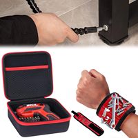 Estuche de almacenamiento para destornillador eléctrico, bolsa de herramientas con cremallera para juego de brocas para destornillador eléctrico inalámbrico SKIL, solo estuche