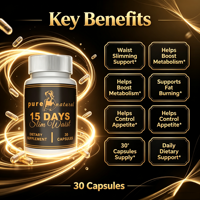 Complément alimentaire de fibres pour la santé intestinale des adultes, cure de 15 jours et aide digestive, capsules pour la perte de poids