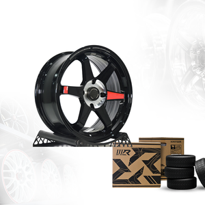 ล้อแม็กซ์อลูมิเนียมอัลลอย 3R Rays Volk TE37 SL Black Edition 3 Super Light สีดำเงา 15x7 4H100 ET38 ส่งออกมาเลเซีย 03647-M18-A - Product Image 2