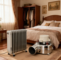 Kit de conversion CVC pour chaudière à gaz à haute efficacité avec moteur électronique EC industriel à essence, pour économie d'énergie et refroidissement par réfrigération