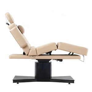 Wholesale Modern Single Column Electric Massage Beauty <b>Bed</b> 3 Motor Adjustable Stainless Steel Frame Facial Salon Use PU Leather - Product Image 4