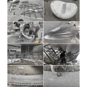 Escultura de Acero Inoxidable con Superficie de Espejo para Ingeniería de Paisajes, Artesanía en Metal ANW1940 - Product Image 4