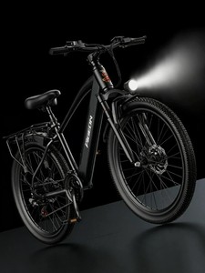 Bicicleta de Montaña Eléctrica de 400w para Carretera y Todoterreno T9 con 7 Velocidades, Conducción Suave y Eficiente para Diversos Terrenos Acero con Alto Contenido de Carbono - Product Image 3