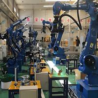 Système de soudage robotisé automatique haute efficacité tout-en-un avec PLC pour la fabrication de métaux, capacité personnalisable par CST