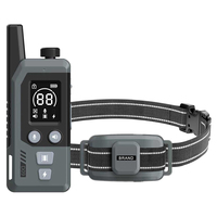 Neues Modell Anti-Bell Wasserdichtes Hundetrainingshalsband mit Piepton, Vibration, Schock, Sprachfunk, 300m 500m Elektrischer Zaun, Nylon, Edelstahl