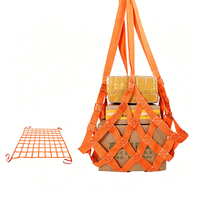 Filet de levage en polyester haute ténacité pour la sécurité des charges irrégulières en entrepôt, pour grue et palan