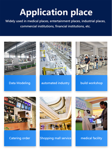 Tùy chỉnh nhựa trường hợp 15 17 19 inch LCD LED vuông hiển thị cảm ứng điện dung màn hình Màn hình với có thể gập lại cơ sở - Product Image 6