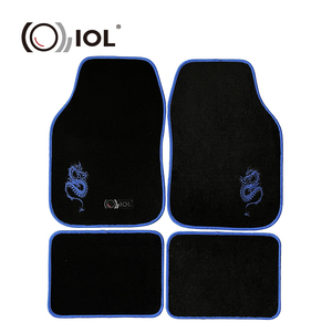 Лидер продаж, универсальные полиэфирные водонепроницаемые противопылевые коврики для легкоочищения автомобиля, коврики для ног на все сезоны, набор из 4 предметов, Прямая поставка с завода - Product Image 1