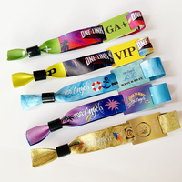 Bracelets RFID pour festival de musique, étiquettes jetables en polyester PVC pour événements musicaux