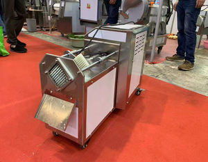 Stainless Steel Floor Type Electric Root <b>Vegetable</b> and Fruit Cutting Machine with Motor 220/380V Automatic <b>Vegetable</b> <b>Cutter</b> - Product Image 3