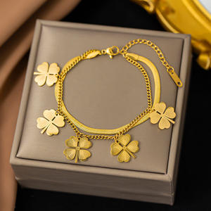 Bracciali in Acciaio Inossidabile all'Ingrosso Gioielli da Donna Braccialetti Charm alla Moda di Fabbrica - Product Image 3