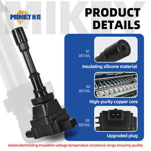 Bobine d'allumage MIKEY 483Q18100 pour Haima Aishang Family Fushida <span class=keywords><strong>Fuka</strong></span> Hongda Rongda Tengda Haixing Auto Parts TT11D - Product Image 3