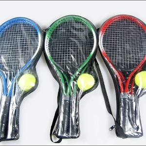 Raquettes de <span class=keywords><strong>tennis</strong></span> pour enfants, larges et renforcées, en alliage de fer et nylon, fabriquées en série par Newchance Original Factory Supplies, lot de 2 balles. - Product Image 2