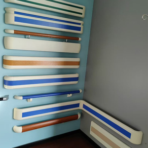 Main courante murale en PVC, design minimaliste, résistante à la rouille, pour usage hospitalier, type rampe de sécurité - Product Image 3