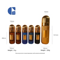 Flacon de parfum de luxe Dubaï 20ml 100ml en verre côtelé avec capuchon dôme doré, atomiseur de parfum vintage cannelé, emballage Oud Moyen-Orient