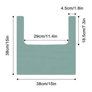 Napperon de salle à manger pour bébé à motif et couleur personnalisés Tapis de plateau de chaise haute en silicone pour bébé à couverture complète - Product Image 2