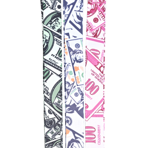 Trong kho Chất lượng cao polyester Dây Móc Khóa giá rẻ tùy chỉnh phim hoạt hình đô la hóa đơn cổ dây buộc điện thoại - Product Image 5