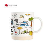 Voyage 11oz Thé Blanc Mat Pas Cher En Vrac Tasses En Céramique Sublimation Gobelets Tasses Tasses À Café