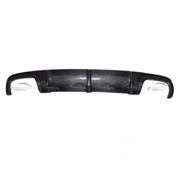 Pour Mercedes Benz W209 CLK diffuseur de lèvre de pare-chocs arrière avec ailerons en Fiber de carbone becquet Winglet séparateur nouveau produit de réglage de voiture