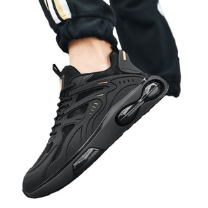 Chaussures de course pour hommes en maille respirante avec semelle extérieure en caoutchouc, semelle intermédiaire en EVA et doublure en coton – Baskets décontractées chaudes pour l'hiver - Product Image 5