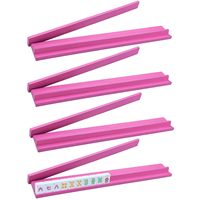 Supports de Mahjong pliables modernes de luxe en acrylique avec pousseurs magnétiques, ensemble de supports de tuiles américaines, accessoires de jeu de table
