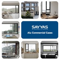 Ventanas Sayyas GR110 de Aluminio de Gran Tamaño, Altura Máxima 2700 mm, Ventanas Panorámicas para Sala de Estar en Penthouse