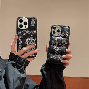 Ingrosso piumino di lusso marchio croce TPU custodia per telefono <span class=keywords><strong>iphone</strong></span> 16 creativo stile di moda <span class=keywords><strong>Cover</strong></span> per <span class=keywords><strong>iphone</strong></span> 15 14 13 12 <span class=keywords><strong>11</strong></span> <span class=keywords><strong>Pro</strong></span> - Product Image 2