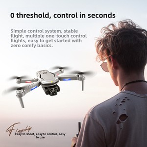 V888สำหรับผู้เริ่มต้นโดรน1080P กล้องเลี่ยงสิ่งกีดขวางเลนส์กล้องสามตัวบอกตำแหน่งการไหลของแสง Quadcopter WiFi FPV Drone - Product Image 4