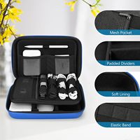 Étui organisateur électronique de voyage dur étui de transport EVA étui rigide en EVA pour MacBook adaptateur secteur chargeurs accessoires
