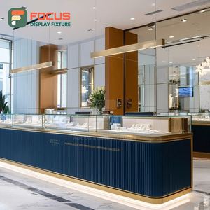 Sistema de Exhibición de Joyería de Lujo, Vitrina de Vidrio Templado para Tiendas de Marca - Product Image 6