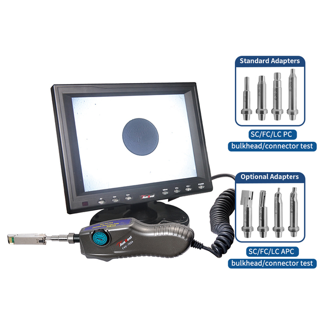 FVO-730B-T Fibre Optique Video Probe Analog FTTx Fiber Optic Connector Inspection Scopes Microscope