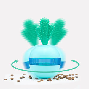 <span class=keywords><strong>Tumbler</strong></span> giocattolo di cibo dispensr palla di perdita di gatto giocattoli <span class=keywords><strong>Pet</strong></span> formazione per cucciolo di gattino a caccia di giocare cane da masticare trattare palla giocattolo - Product Image 2
