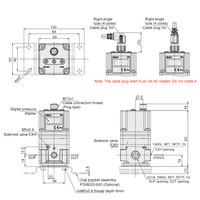 Vanne proportionnelle électrique en alliage d'aluminium HYCNC ITV, ITV2050-312L/ITV1050/1030/2030/3050/C