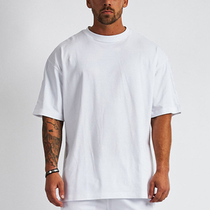 Chất Lượng Cao 100% Cotton Người Đàn Ông Của Drop Shoulder T-Shirt Nhanh Tùy Chỉnh 280gsm 300gsm 320gsm Nặng Quá Khổ In Kỹ Thuật Số - Product Image 2