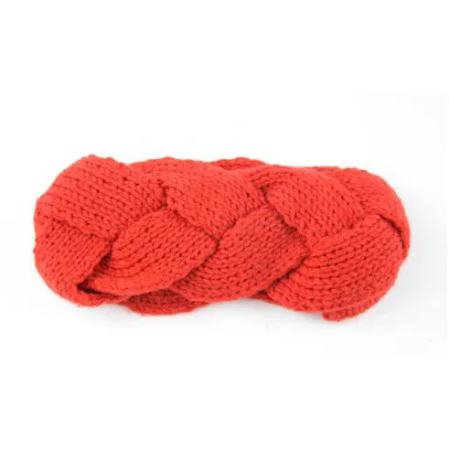 HA0106 nouvelle vente chaude au crochet cheveux wraps hiver chaud oreille croix tricoté tressé bandeaux torsion tricot élastique femmes bandeau