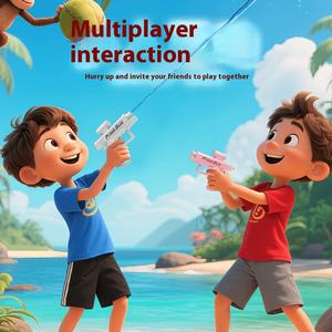 Creatief Omgekeerd Waterpistool Speelgoed Voor Kinderen, Dubbelzijdige Waterspray, Grappig Mini Kinderspeelgoed - Product Image 5