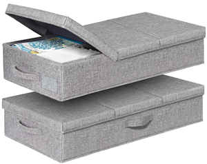 Wholesale Customizable Popular Under-Bed Storage <b>Boxes</b> Kids <b>Clothes</b> Storage Seasonal Under Bed Storage - Product Image 1
