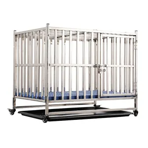 Cage pour chien robuste, facile à installer, chenil et caisse en métal solide pour Cages pour chiens de taille moyenne et grande, à vendre, pas cher